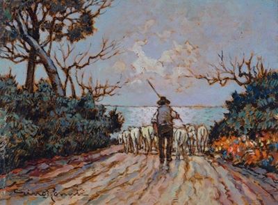 Paesaggio con Pastore e Gregge