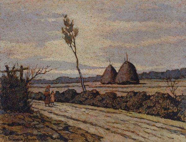 Gino Romiti - Campagna con Pagliai