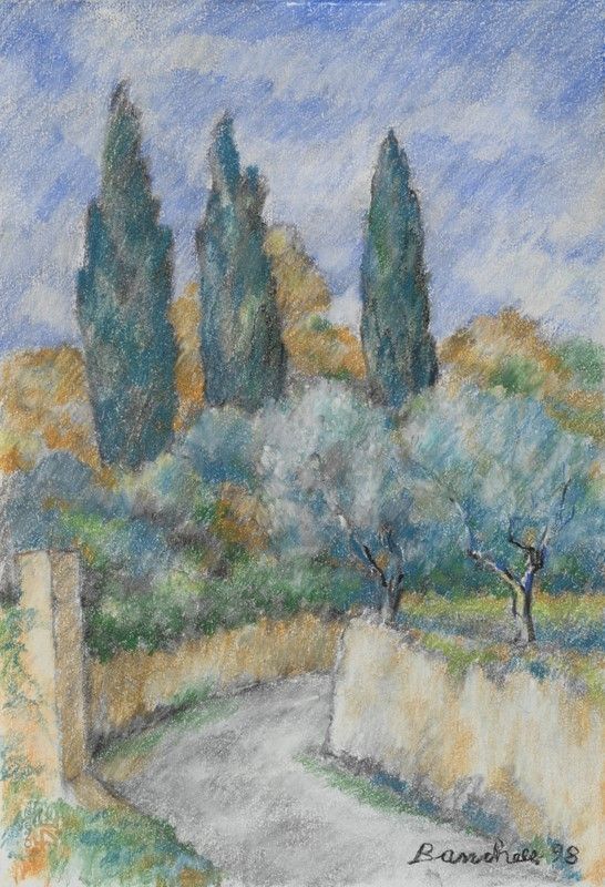 Corrado Banchelli - Due Pastelli Firmati