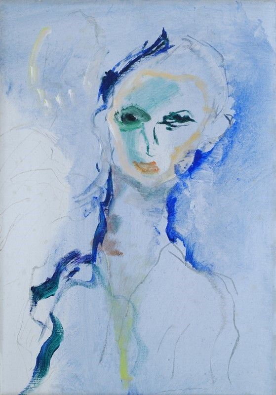 Ernesto Treccani : Busto femminile  - Olio su tela - Auction Arte moderna e contemporanea - Galleria Pananti Casa d'Aste