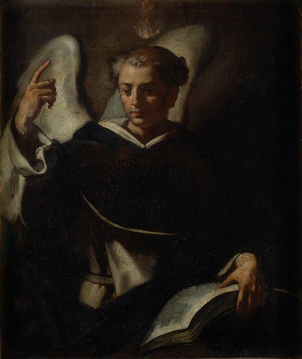 Scuola Napoletana, Fine XVII Sec. - Scuola Napoletana, San Vincenzo Ferreri, olio su tela