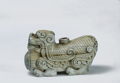 Cane di Pho, scultura in avorio, XIX-XX secolo