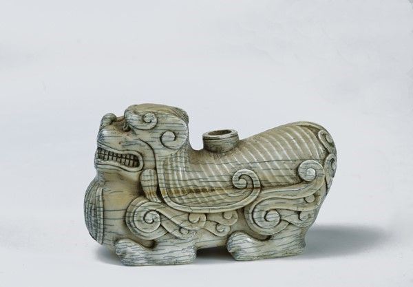 Cane di Pho, scultura in avorio, XIX-XX secolo