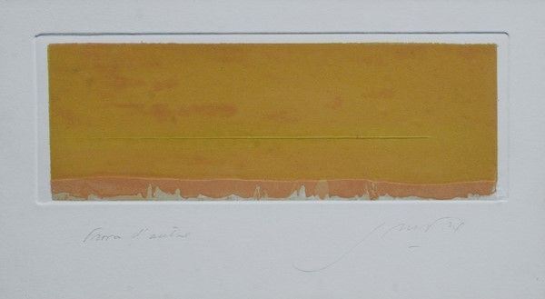 Piero Guccione : Mare  - Acquaforte, Acquatinta - Auction Arte moderna e contemporanea - Galleria Pananti Casa d'Aste