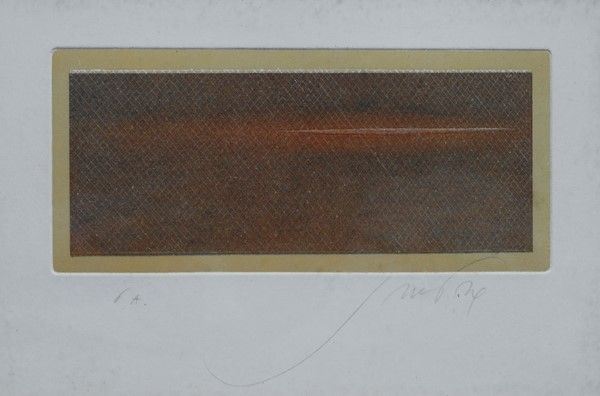 Piero Guccione : Mare  - Acquaforte, Acquatinta - Asta Arte moderna e contemporanea - Galleria Pananti Casa d'Aste