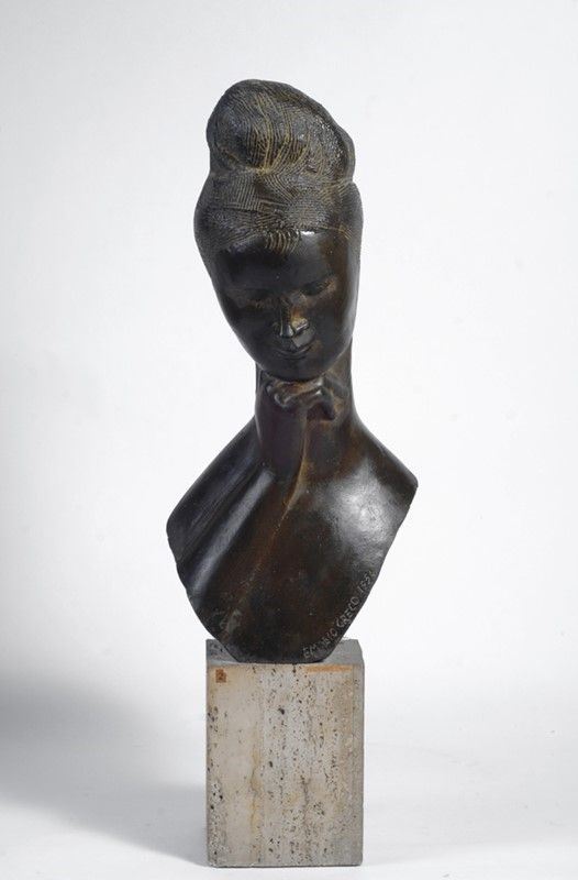 Emilio Greco : Anna  (1954)  - Bronzo (base in marmo) - Auction Arte moderna e contemporanea - Galleria Pananti Casa d'Aste