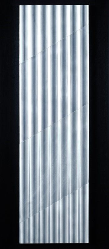 Getulio Alviani : Superficie a testura vibratile  (1978)  - Alluminio spazzolato - Asta Arte moderna e contemporanea - Galleria Pananti Casa d'Aste