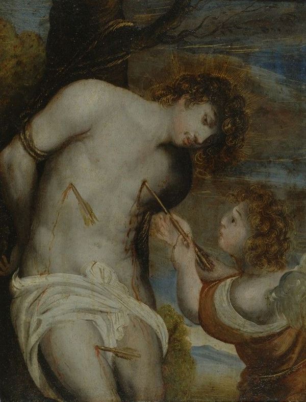 Scuola Fiamminga, XVII-XVIII sec. - San Sebastiano (da Gerard Seghers)