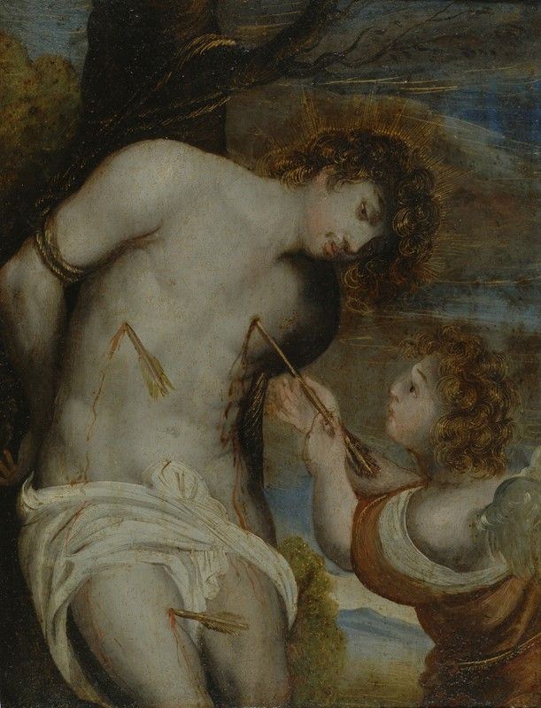 Scuola Fiamminga, XVII-XVIII Sec. - San Sebastiano (da Gerard Seghers)