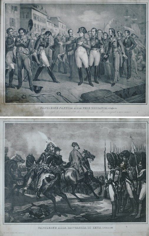 Passaggio del ponte d'Arcoli; Napoleone s'affida alla fede Britanica; Napoleone alla Battaglia di Iena