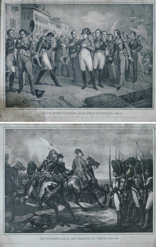 Horace Vernet, Passaggio del ponte d'Arcoli; Napoleone s'affida alla fede Britanica; Napoleone al...