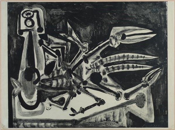Pablo Picasso : Le Homard  (1949)  - Litografia - Asta Arte moderna e contemporanea - Galleria Pananti Casa d'Aste