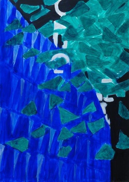 Titina Maselli : Senza titolo  (2000)  - Tecnica mista su carta - Asta Arte moderna e contemporanea - Galleria Pananti Casa d'Aste