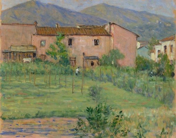 Galileo Chini - Case al Lido