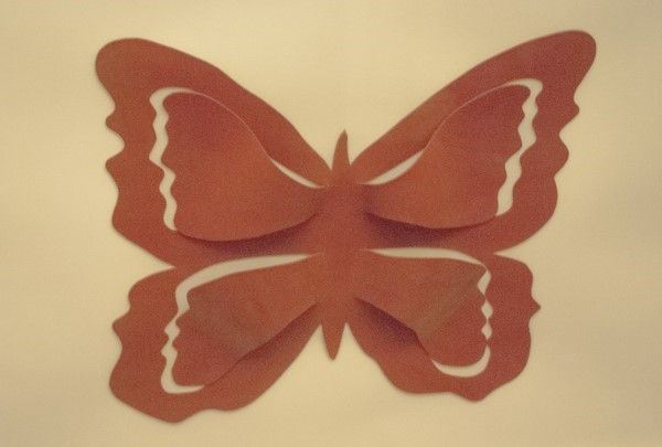 Mario Ceroli : Farfalla  (1970)  - Linoleum su carta - Asta Arte moderna e contemporanea - Galleria Pananti Casa d'Aste