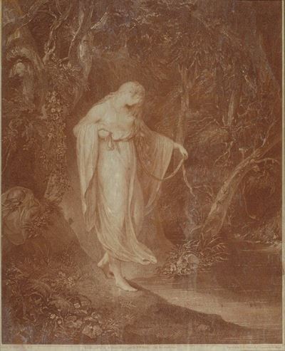 W. Hamilton, Musidora, stampa su seta, P.W. Tomkins inc.
