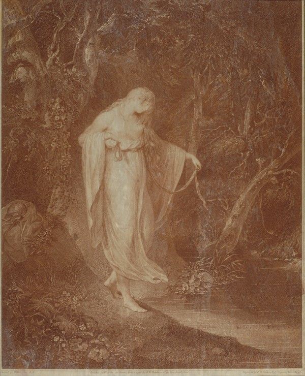 W. Hamilton, Musidora, stampa su seta, P.W. Tomkins inc.