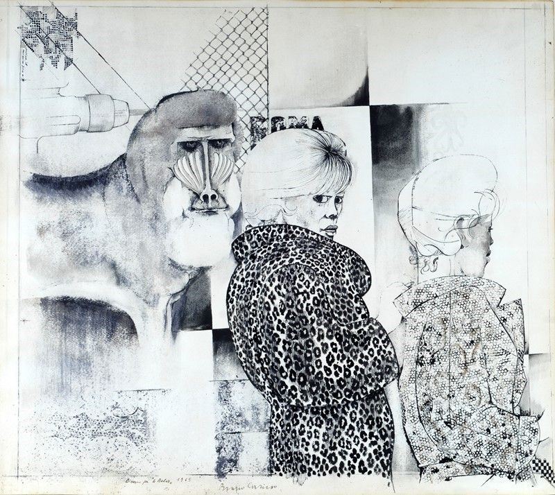 Bruno Caruso - Disegno per "le Belve"