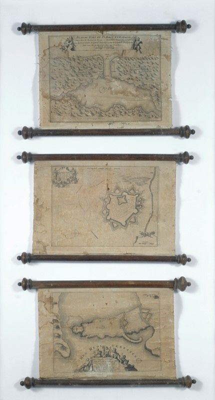 Nicolas De Fer - Tre Mappe da Parete