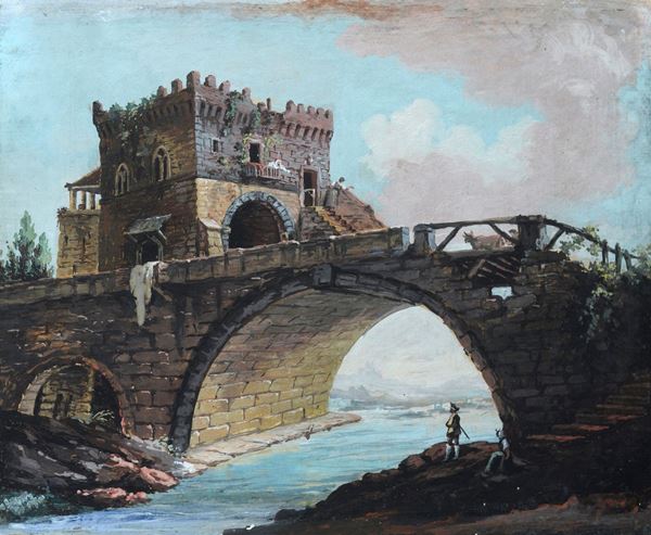 Scuola Romana, XVIII sec. - Ponte