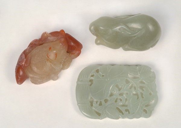 Oggetti in giada e agata, Cina XIX-XX secolo