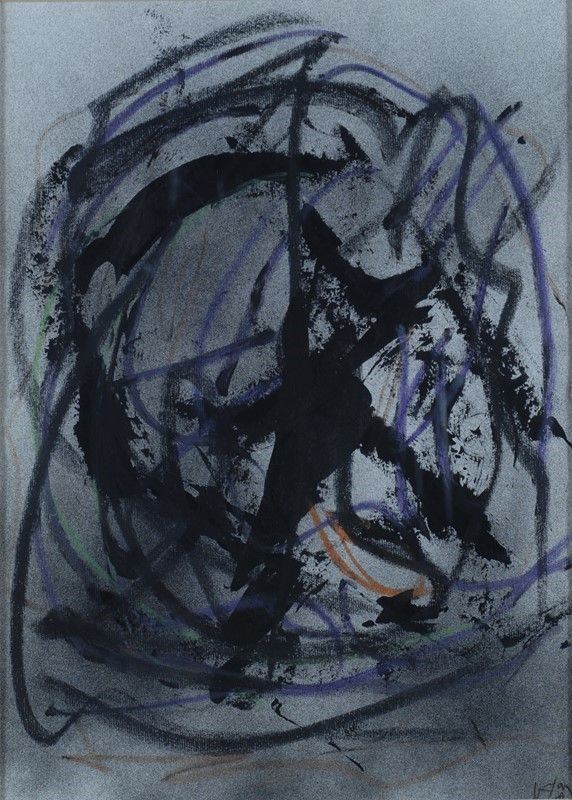 Emilio Vedova : Senza titolo  (1981)  - Pastelli su carta - Auction Antiquariato - I - Galleria Pananti Casa d'Aste