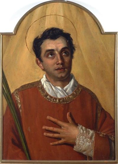 Anonimo, San Lorenzo, olio su tavola