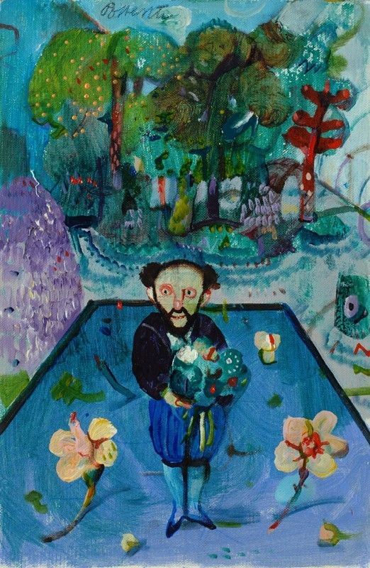Antonio Possenti : Piccolo giardiniere  - Olio su cartone telato - Auction Antiquariato - I - Galleria Pananti Casa d'Aste