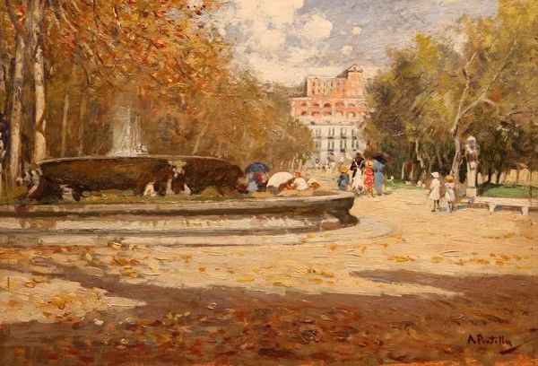Attilio Pratella - Napoli, Villa comunale