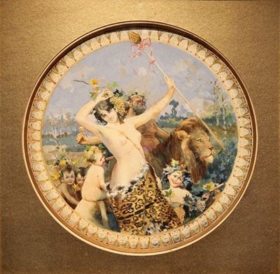 Trionfo di Bacco, acquerello, 1898