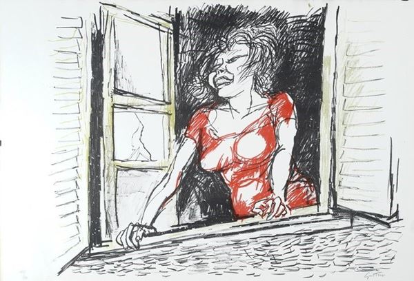Renato Guttuso - Senza titolo