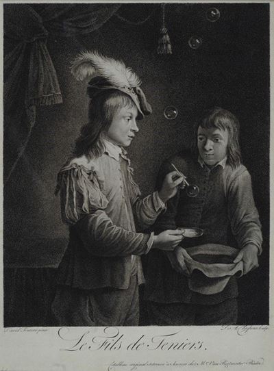 Less Fils de Teniers, acquaforte