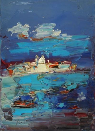 Venezia, olio su tela