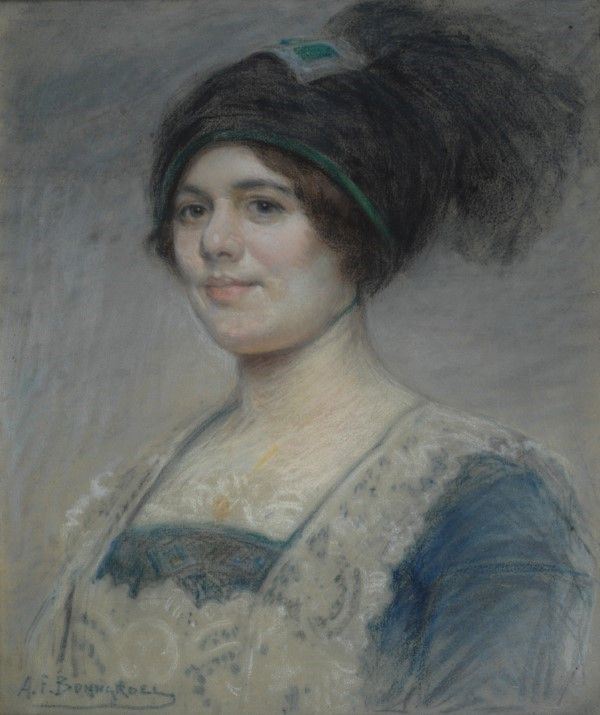 Alexandre-Fran&#231;ois Bonnardel - Ritratto di signora