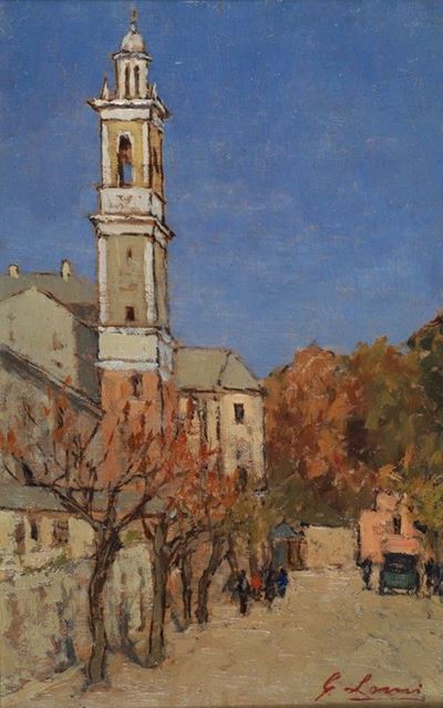 San Francesco d'Albaro, olio su compensato
