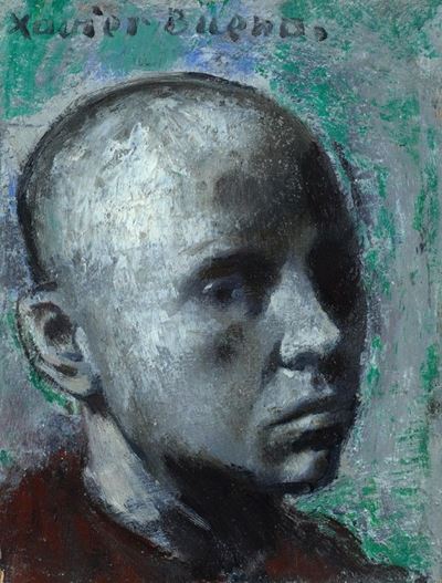 Autoritratto, olio su tavola