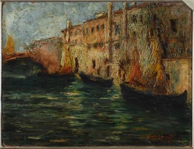 Venezia, olio su tavola
