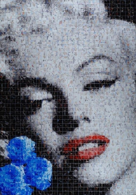 Maria Murgia : Omaggio a Marilyn Monroe  - Collage di foto - Asta Antiquariato - I - Galleria Pananti Casa d'Aste