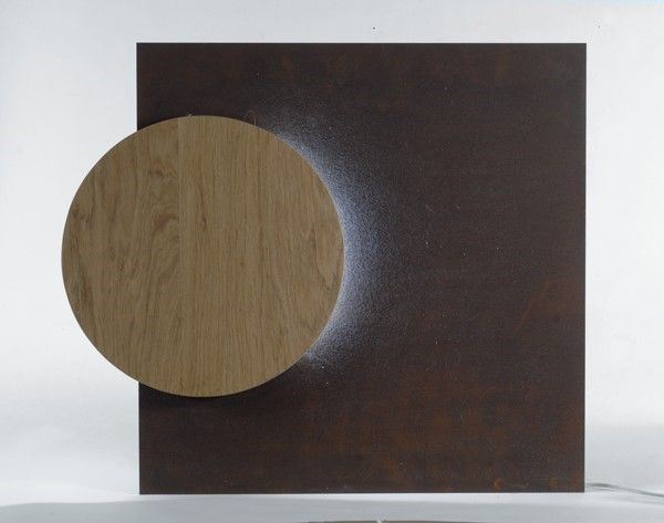 Massimo Susini : Corten e luce  (2016)  - Corten, legno e led - Auction Antiquariato - I - Galleria Pananti Casa d'Aste