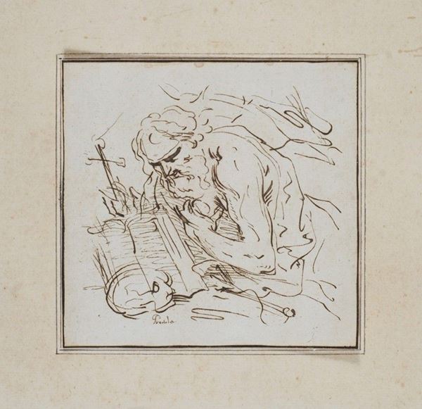 Scuola Emiliana, XVII sec. - San Girolamo penitente