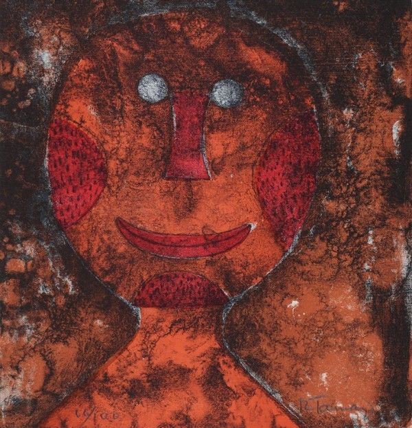 Rufino Tamayo : Senza titolo  - Litografia - Asta Antiquariato - I - Galleria Pananti Casa d'Aste