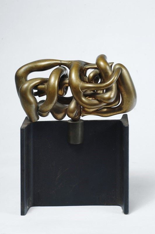 Miguel Berrocal : Siexstasis  ((1976))  - Bronzo dorato - Auction Arte Moderna e Contemporanea - II - Galleria Pananti Casa d'Aste