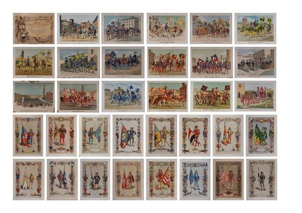 Storia e costumi delle diciassette Contrade di Siena