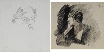 Volto di Donna; Ritratto di Donna