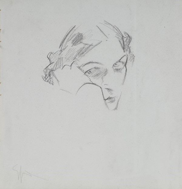 Enrico Sacchetti - Volto di Donna; Ritratto di Donna