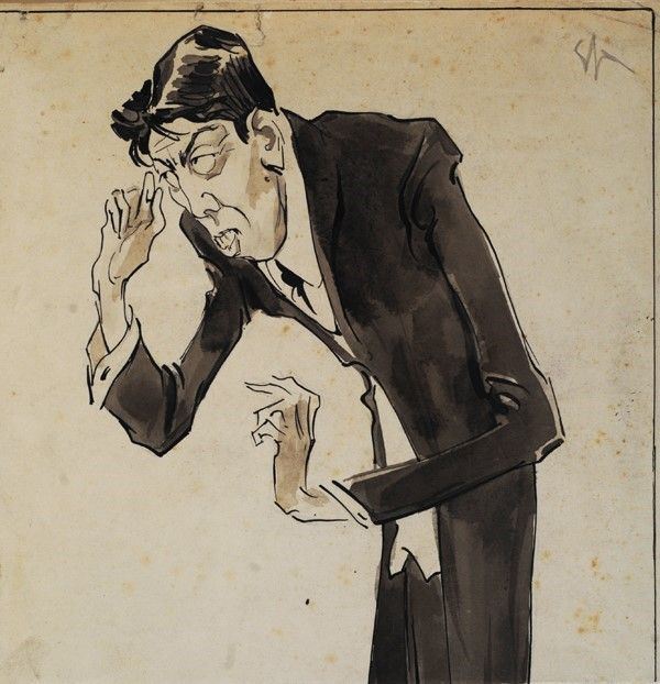 Enrico Sacchetti - Caricatura