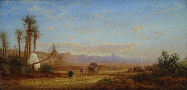 Bernard Fiedler - Paesaggio nord africano