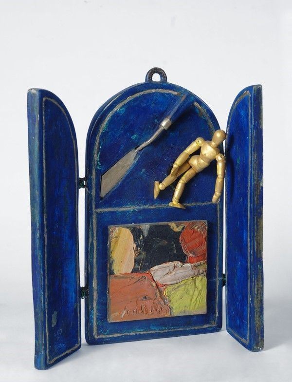 Sergio Scatizzi : Senza titolo  - Tecnica mista su tavola - Asta Antiquariato - I - Galleria Pananti Casa d'Aste