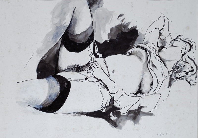 Renato Guttuso - Nudo Disteso