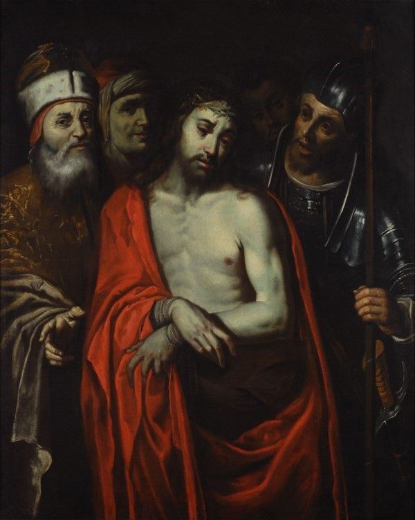 Seguace di Michiel Coxcie XVI-XVII Sec. - Ecce Homo